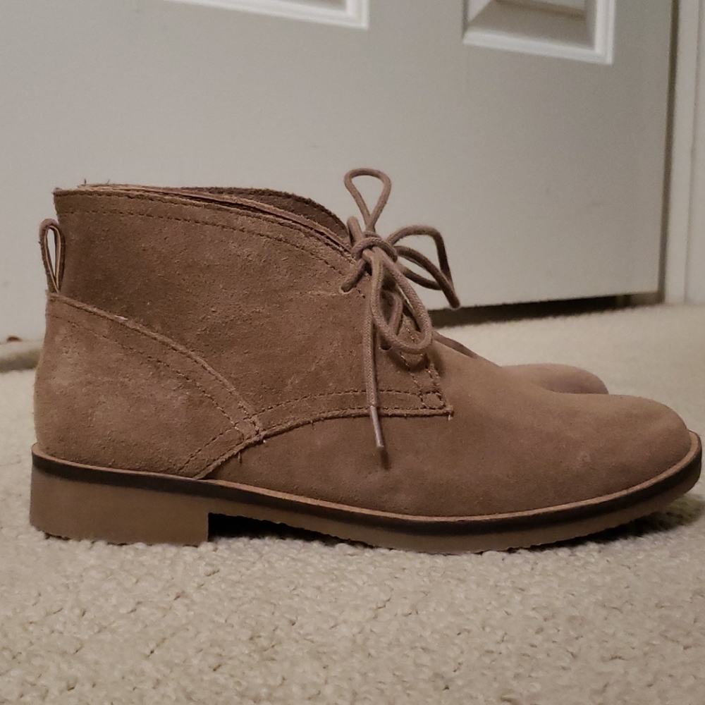 Lucky Brand Suede Ankle Boots